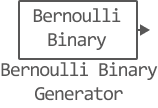 bernoulli binary generator