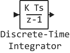discrete time integrator