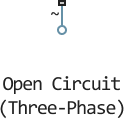 open circuit (three phase)