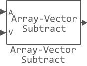 array vector subtract
