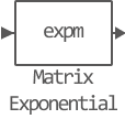 matrix exponential