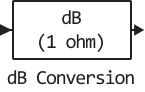 db conversion