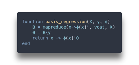 basis regression