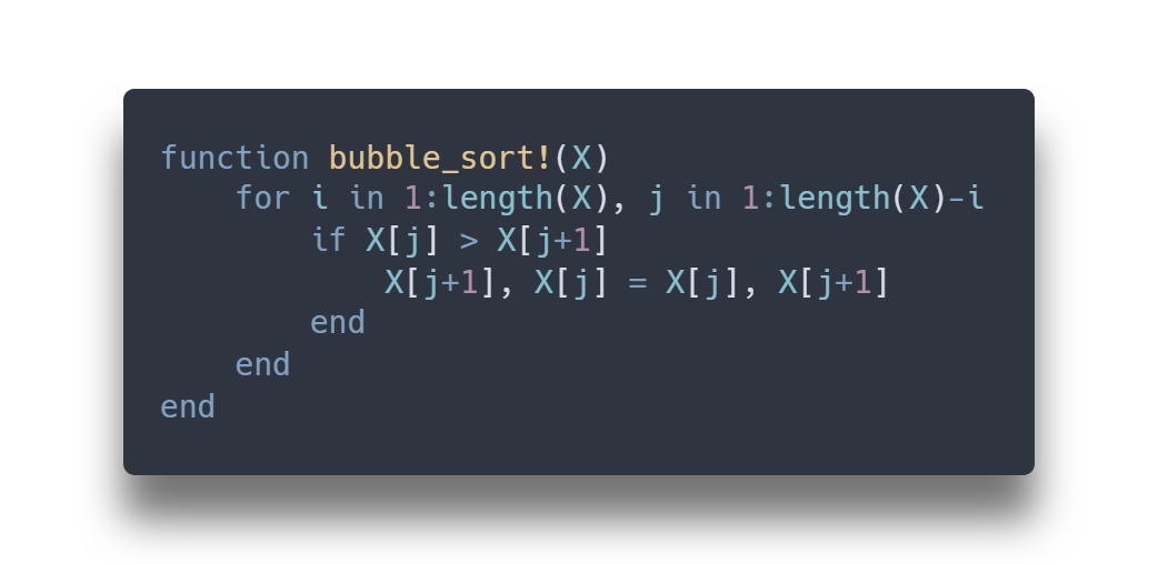 bubble sort!