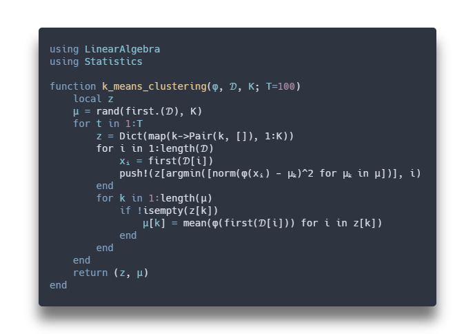 k means clustering