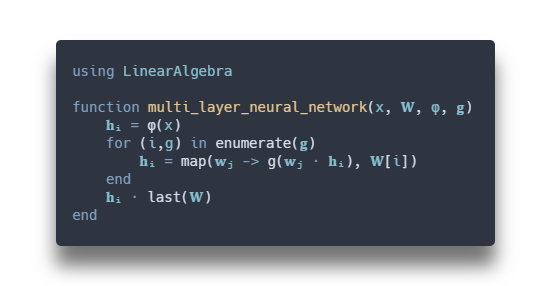 multi layer neural network