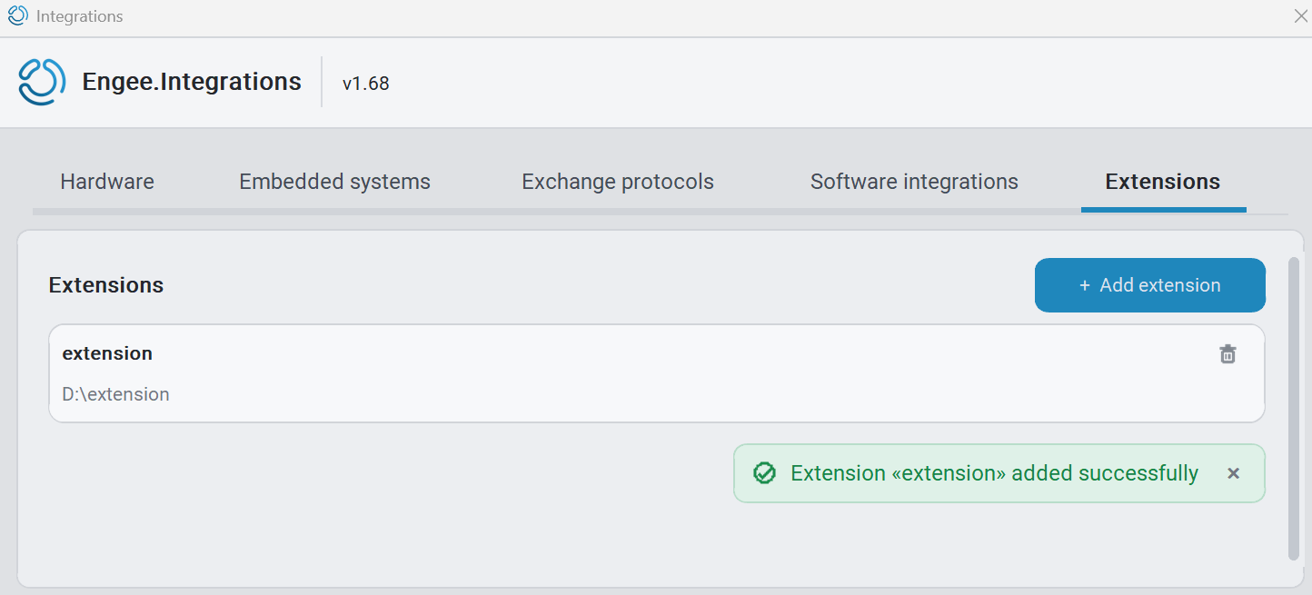 edm status extension en