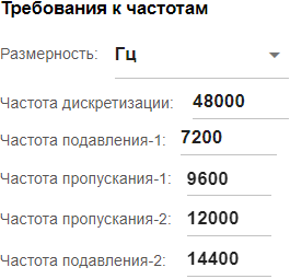 frequency requirements 2