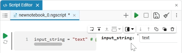 input string en