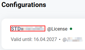 licence xx en