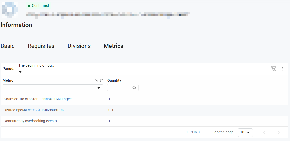 license metrics 1 en