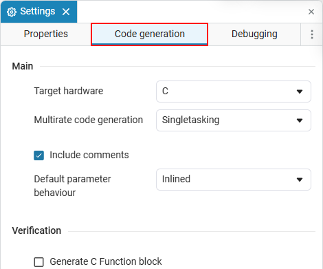 settings second en