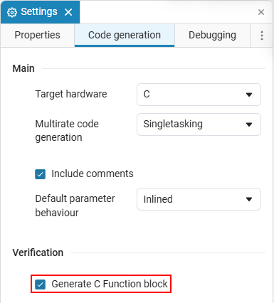 c function codegen en