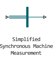 simplified synchronous machine measurement