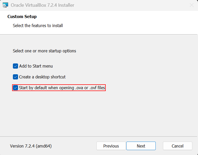 windows installer vm en