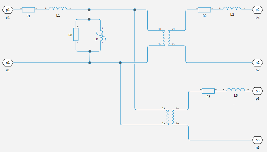 three winding nonlinear transformer 1 s