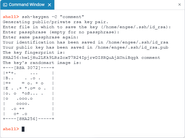 randomart ssh en