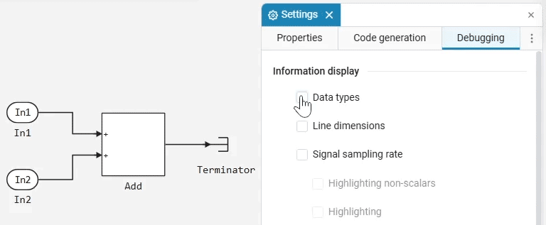 datatypes function engee en