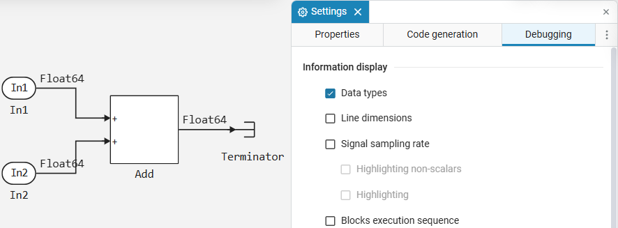 datatypes function engee en