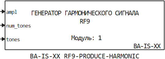 ba is xx rf9 produce harmonic