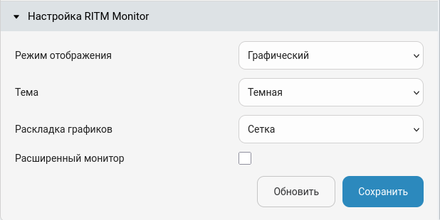 ritm manager monitor settings ru