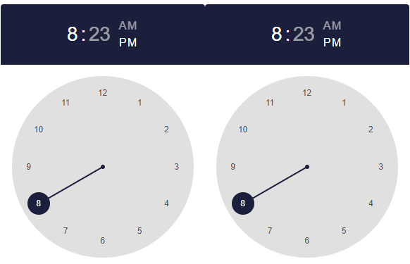 time picker